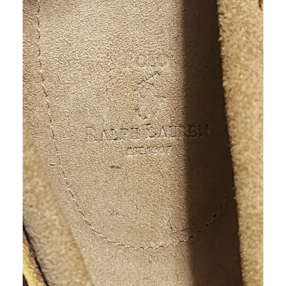 Polo Ralph Lauren Men's Blackley Tan Suede  Loafers Size 13 D